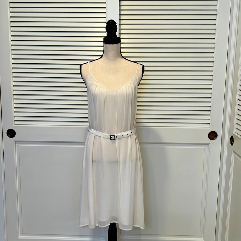 Joie Silk Chiffon Romantic Dress- Ivory
